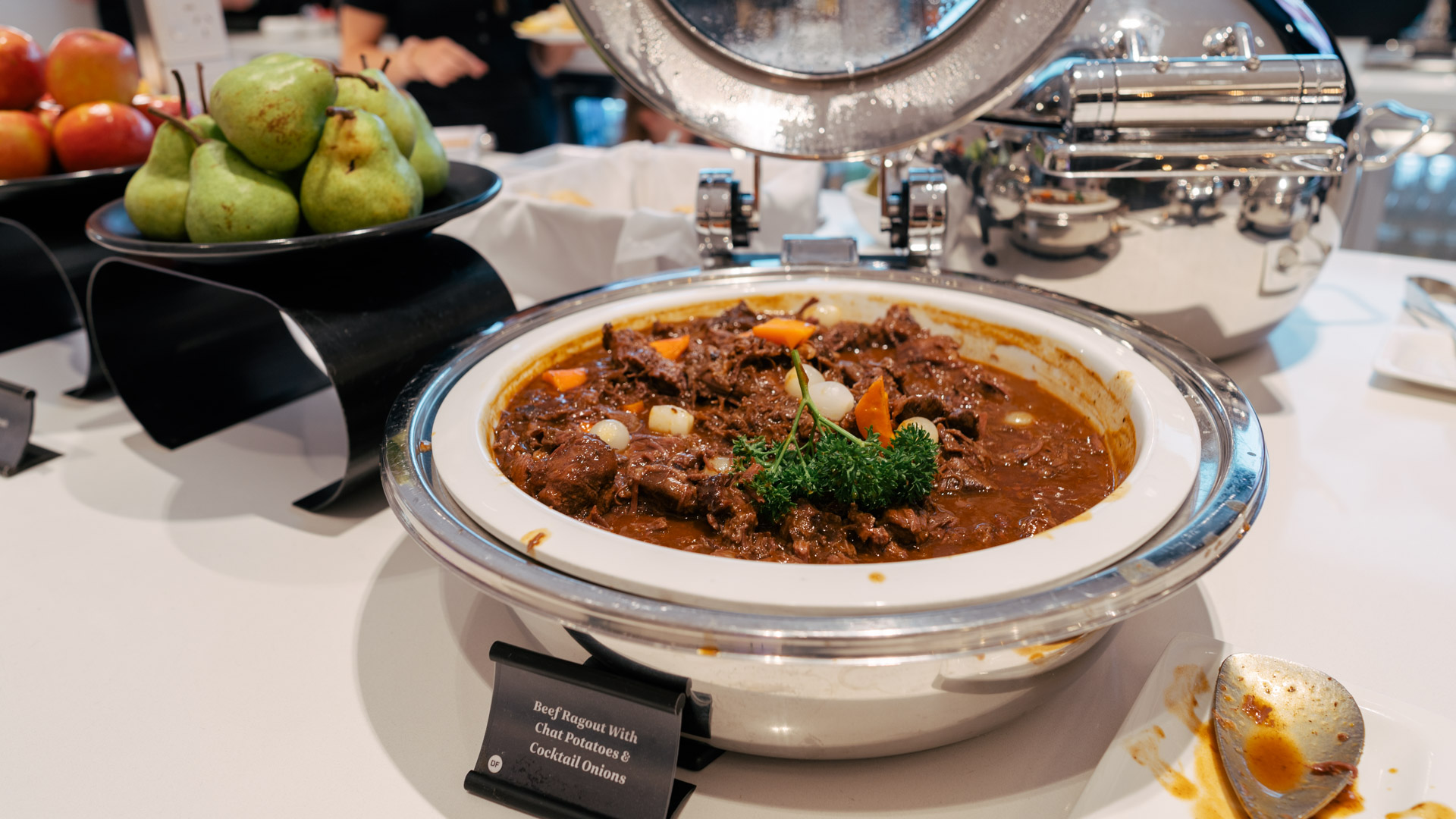 Air New Zealand Lounge Perth beef ragout