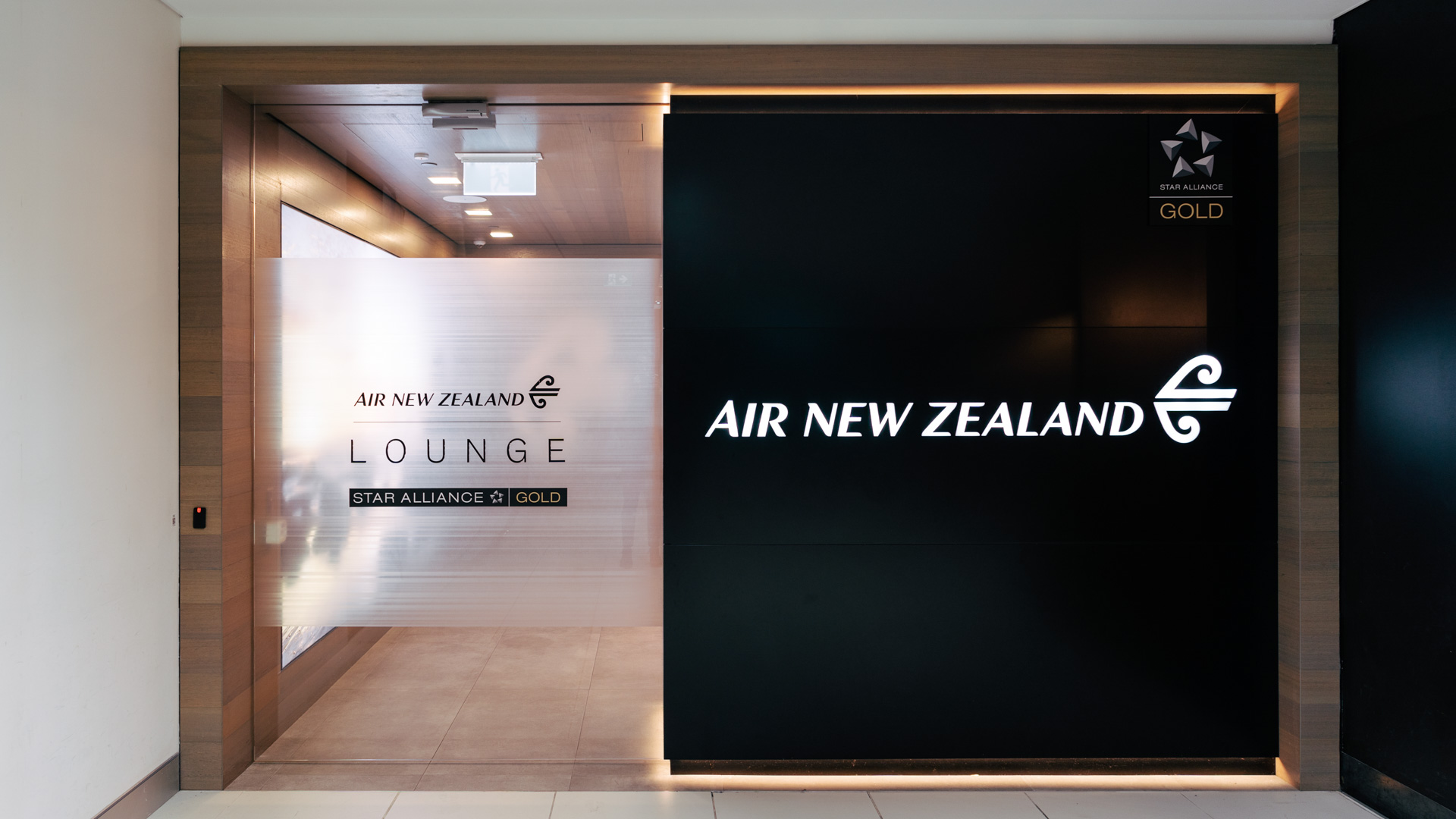 Air New Zealand Lounge Perth entrance