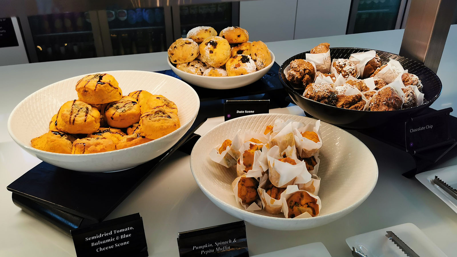 Sweets in Air New Zealand's Brisbane lounge