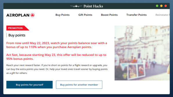 Your guide to buying Aeroplan Points - Point Hacks