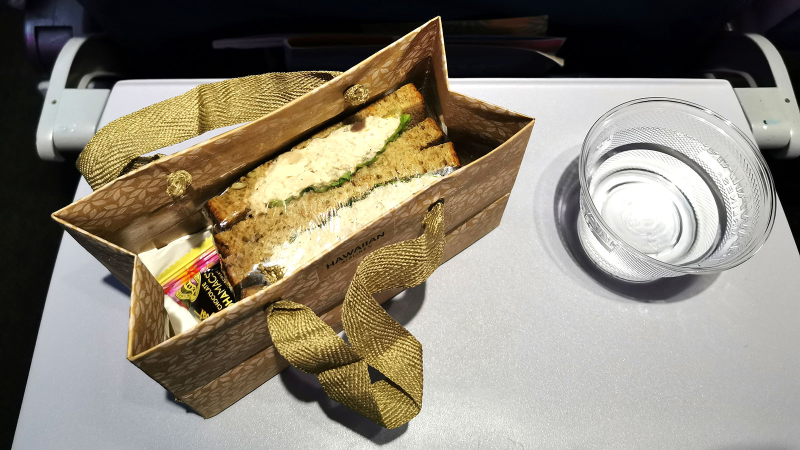 Sandwich in Economy on Hawaiian Airlines