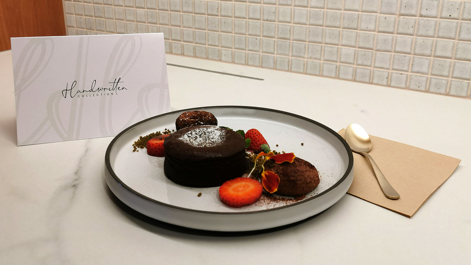 Chocolate dish at Handwritten Collection Perth