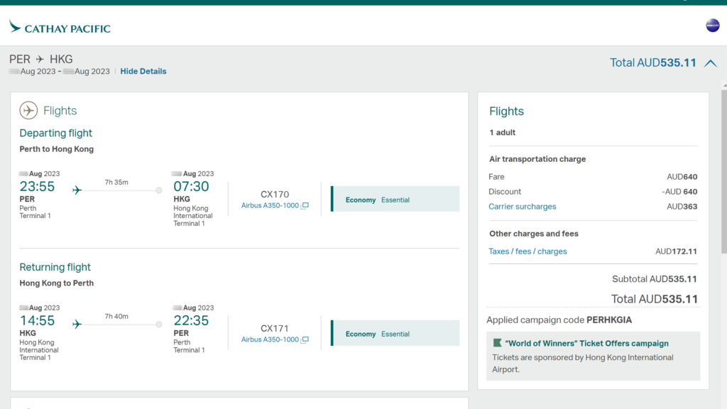Cathay Pacific to unleash 6,020 sponsored tickets to Hong Kong - Point ...