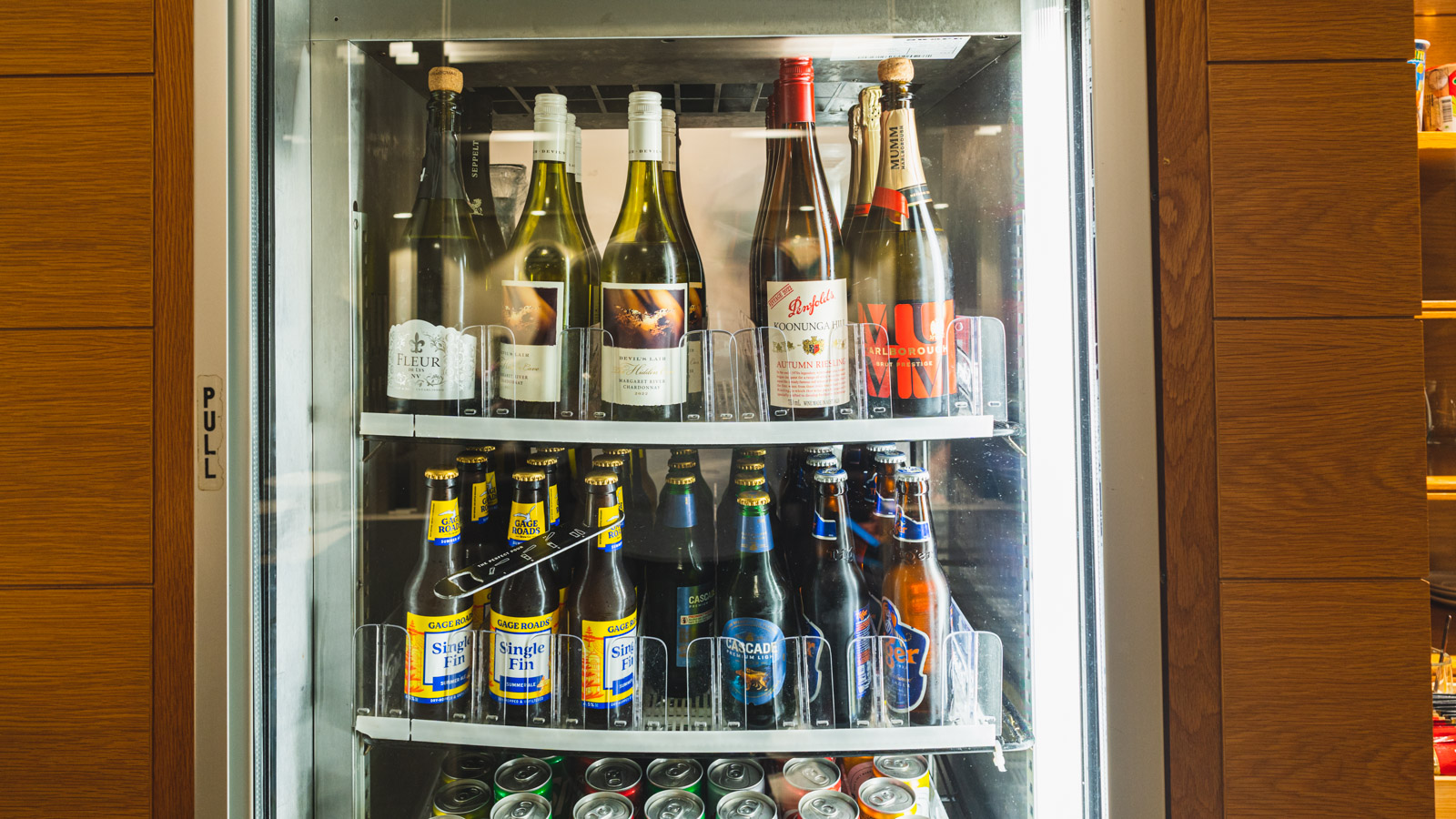 Singapore Airlines SilverKris Lounge Perth fridge