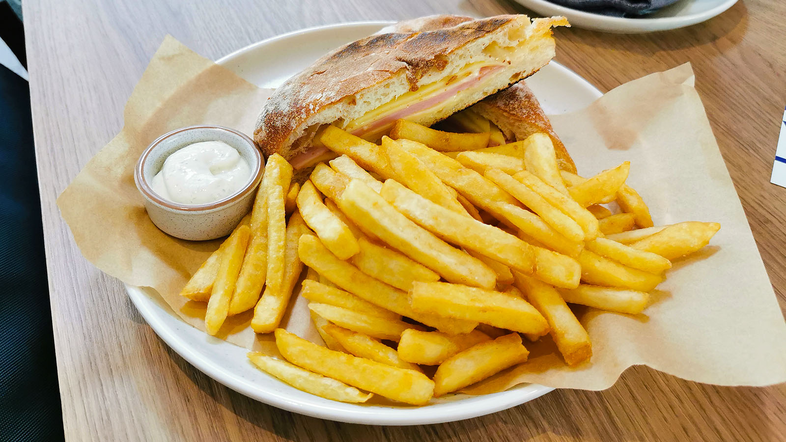 Toastie and chips at at Novotel Perth Murray Street's Third Space lounge bar