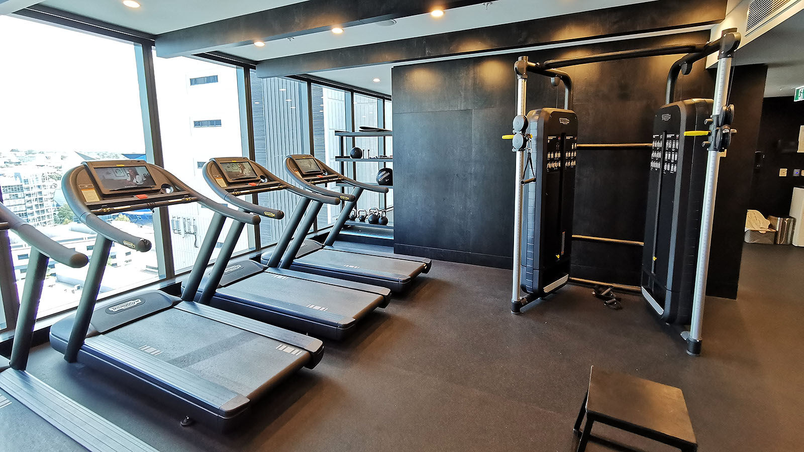 Workout equipment at Novotel Perth Murray Street