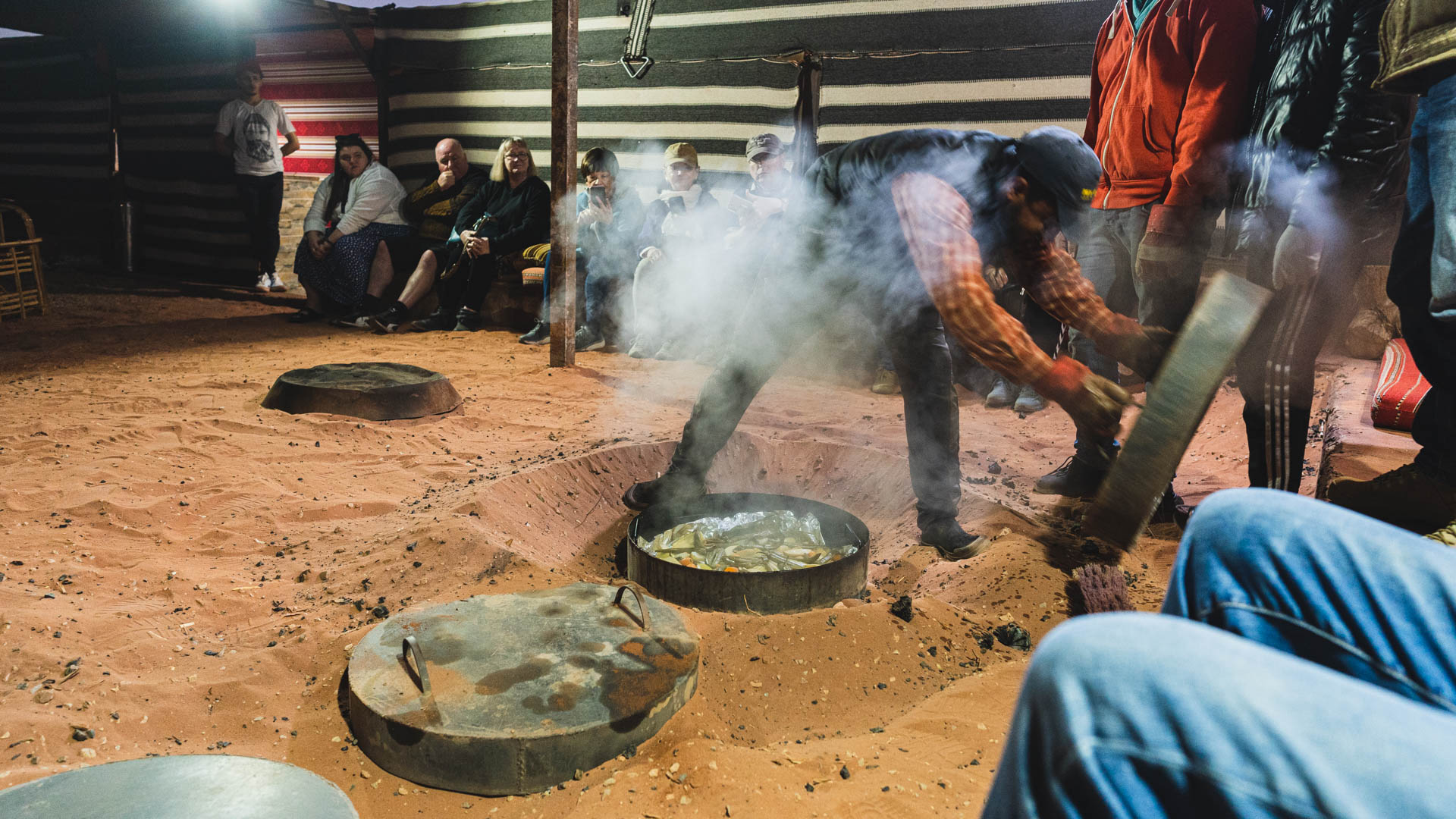 Bedouin camp stay cooking