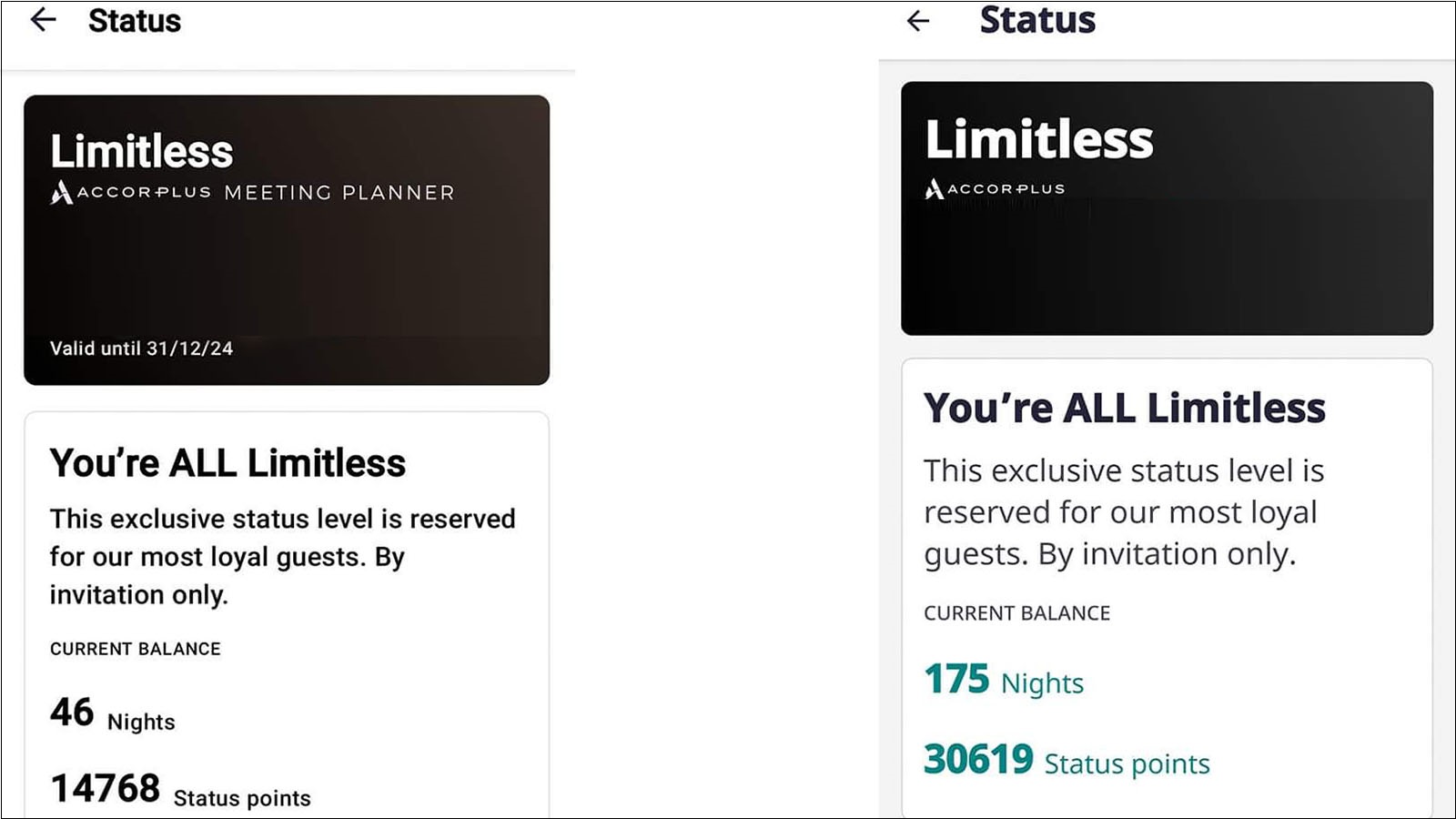 Limitless tier members of Accor Live Limitless