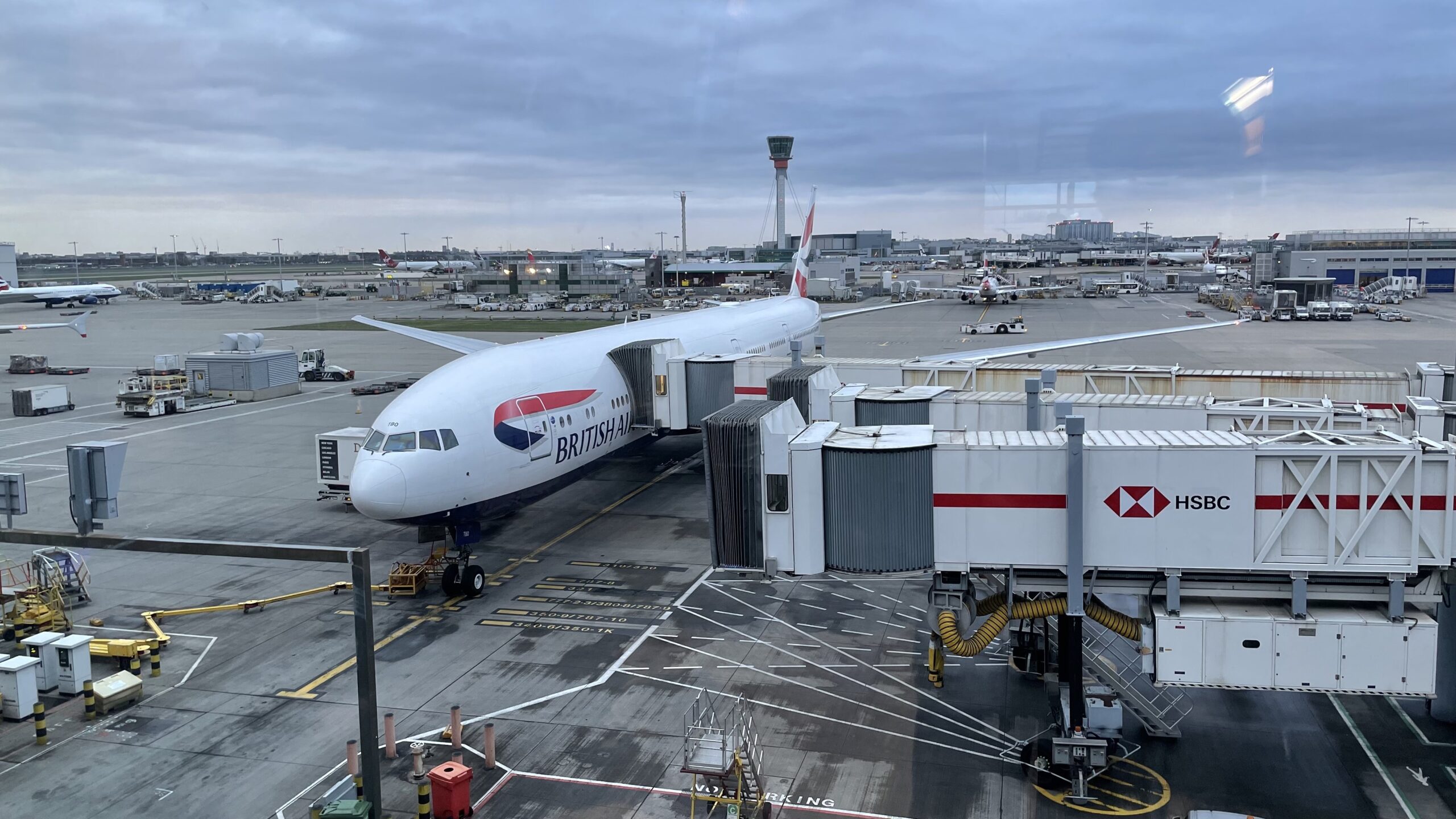 British Airways Boeing 777 Plane at Gate