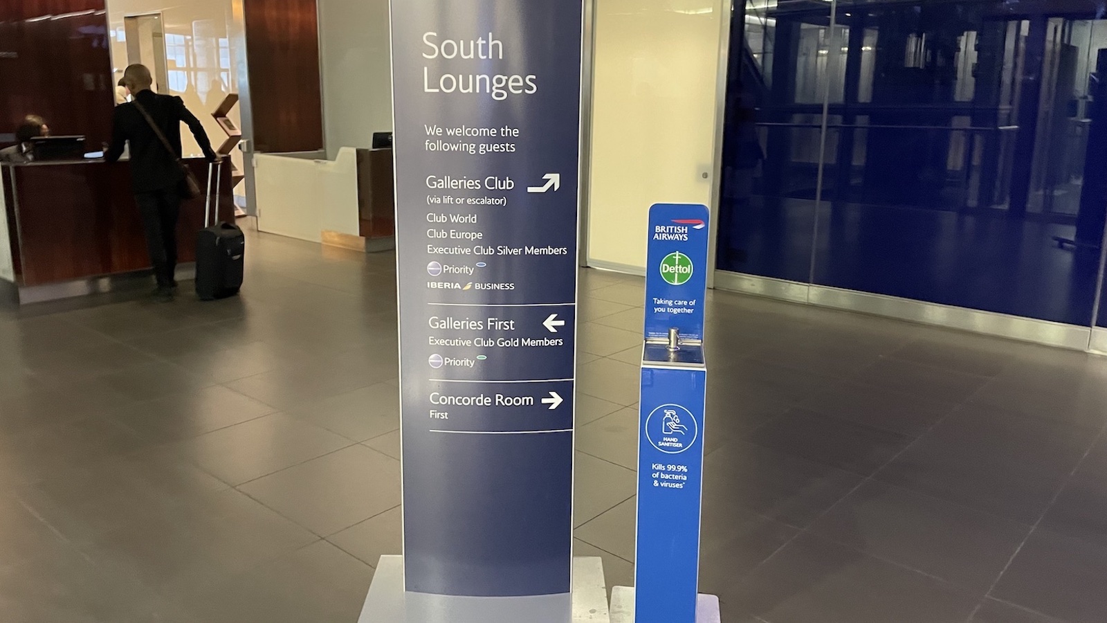 British AIrways South Lounges Precinct