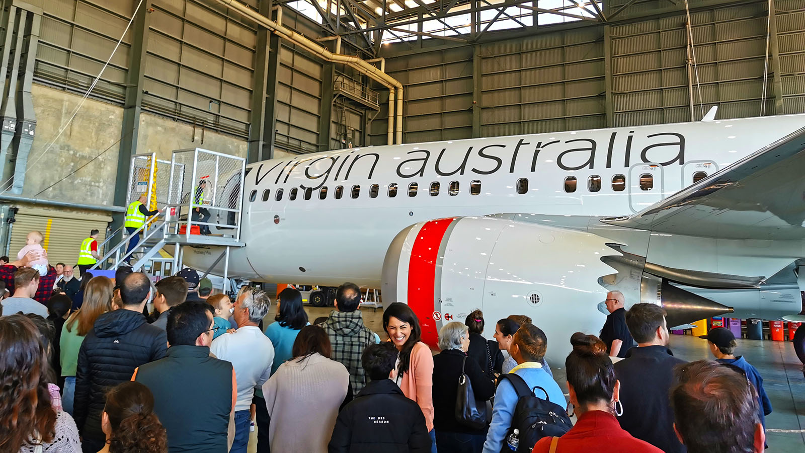 Virgin Australia Boeing 737 MAX 8 engine and fuselage