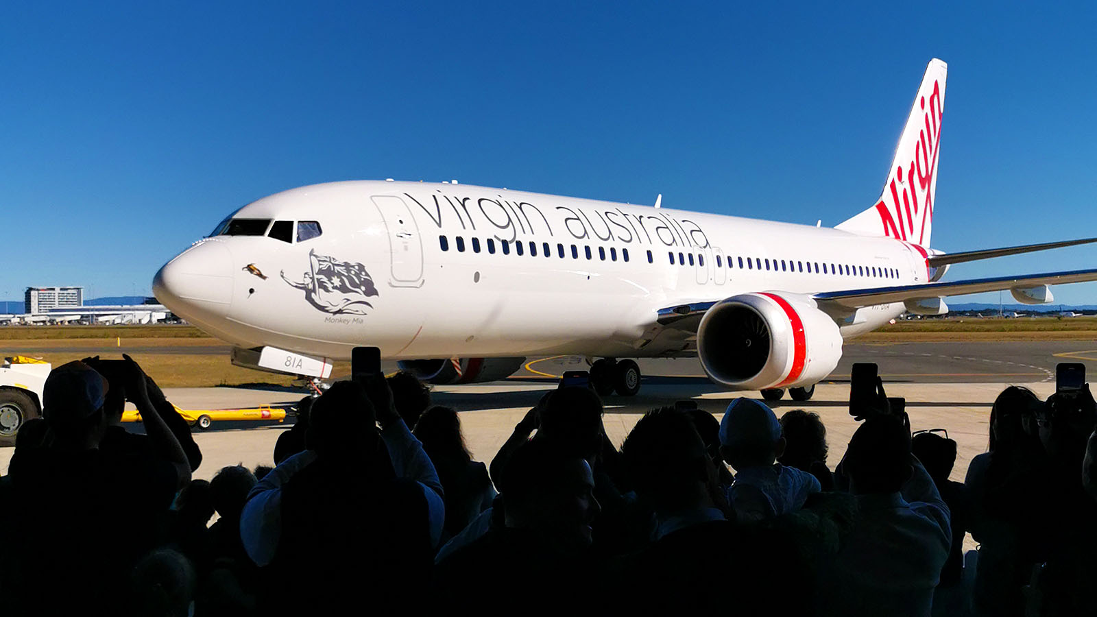 Virgin Australia Boeing 737 MAX 8 side-on