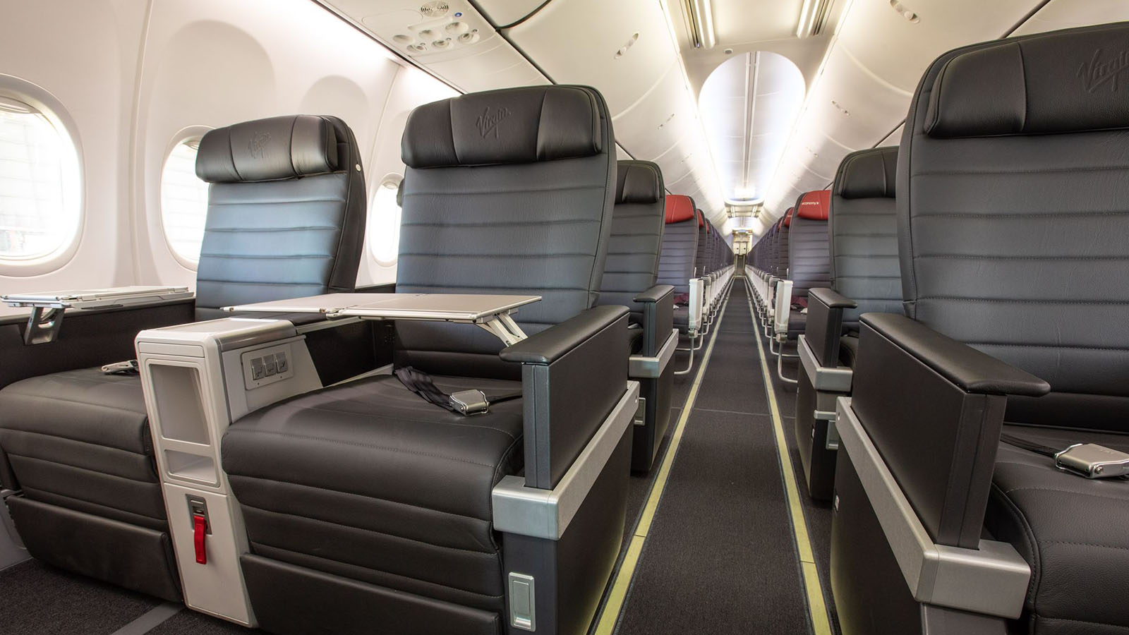 Seating in Business Class on Virgin Australia's Boeing 737