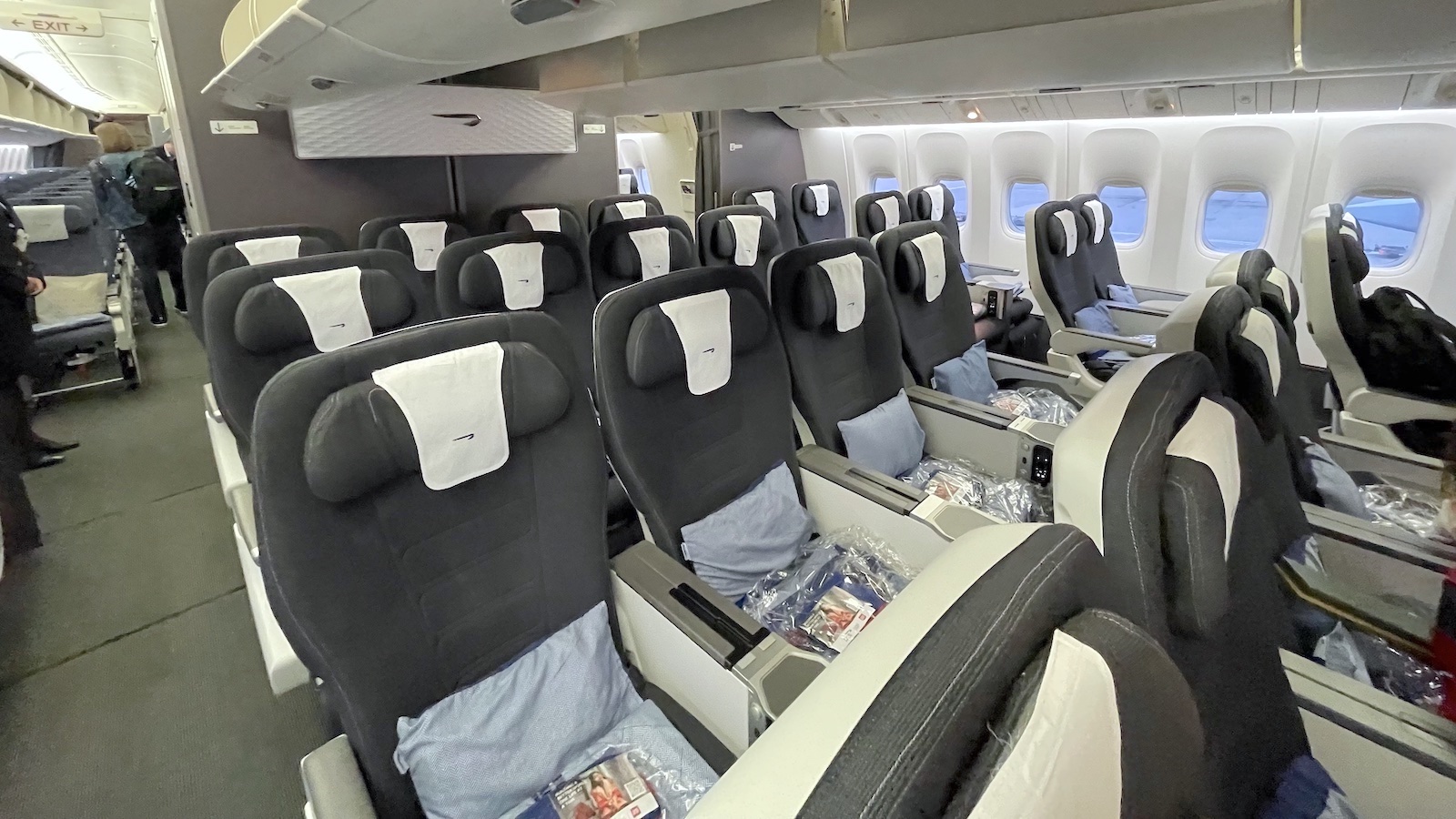 British Airways Boeing 777 Premium Economy Cabin