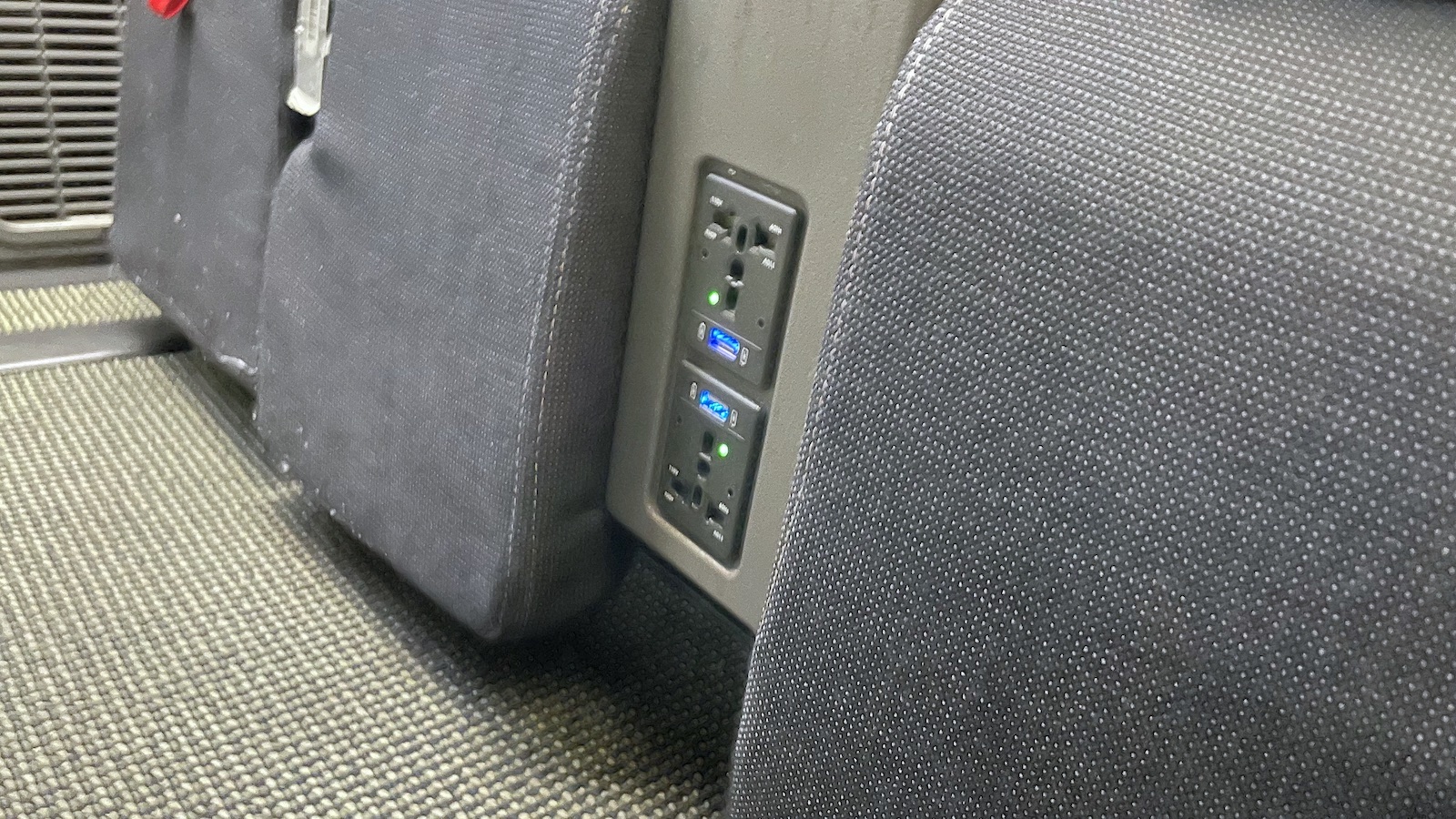 British Airways Premium Economy Power Plug