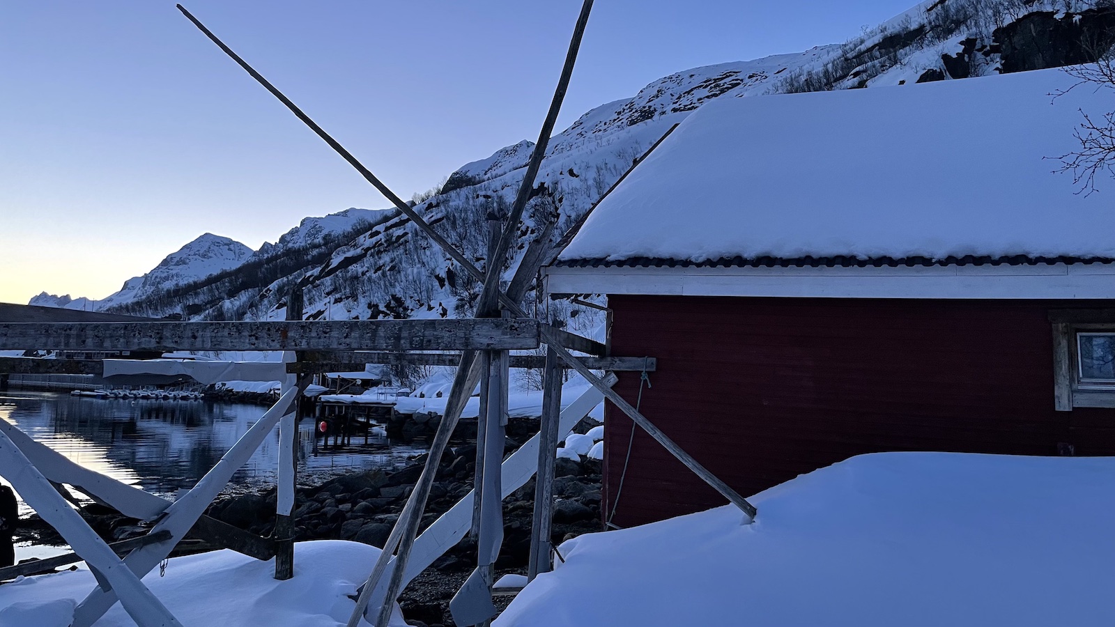 Tromso Norway Cabin Beside Lake