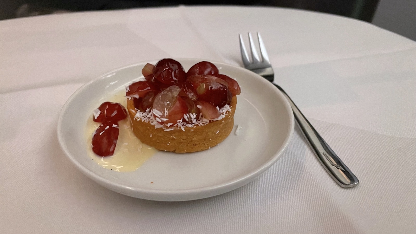 Finnair A350 Business Class Dessert