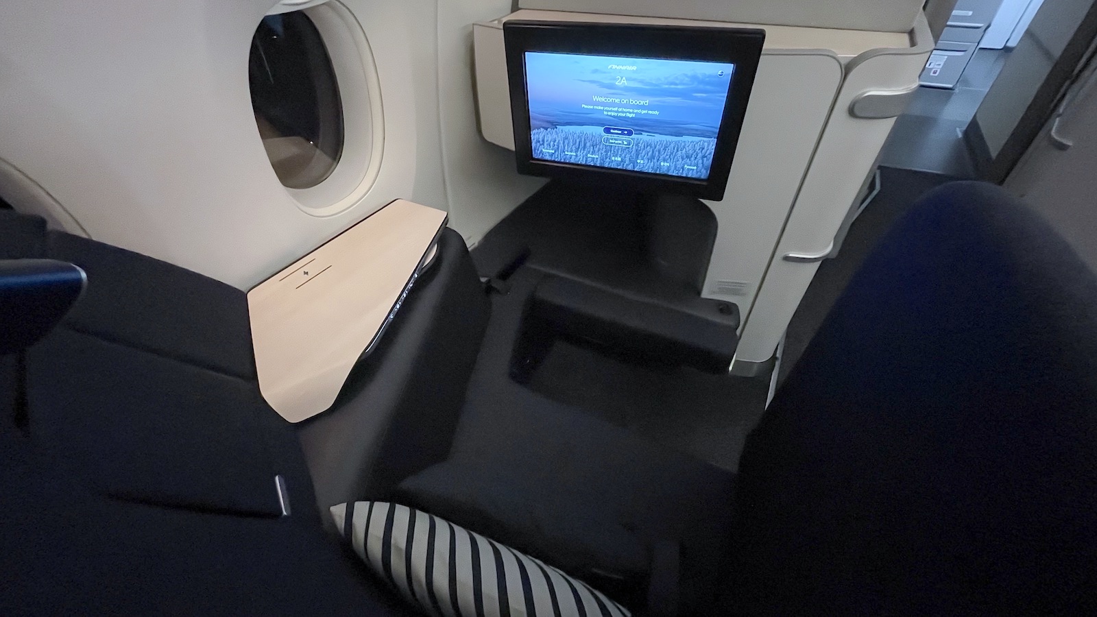 Finnair A350 Business Class Suite Aerial View