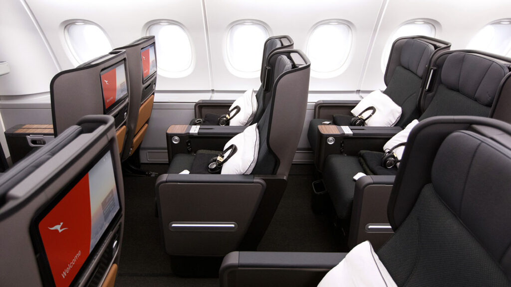 Qantas Airbus A380 Premium Economy seat