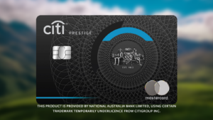 275,000 bonus Citi reward Points—equivalent to 137,500 Velocity Points—with the Citi Prestige Credit Card
