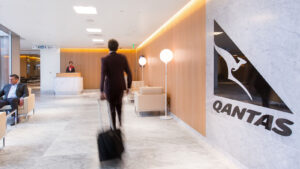 Qantas Los Angeles International First Lounge