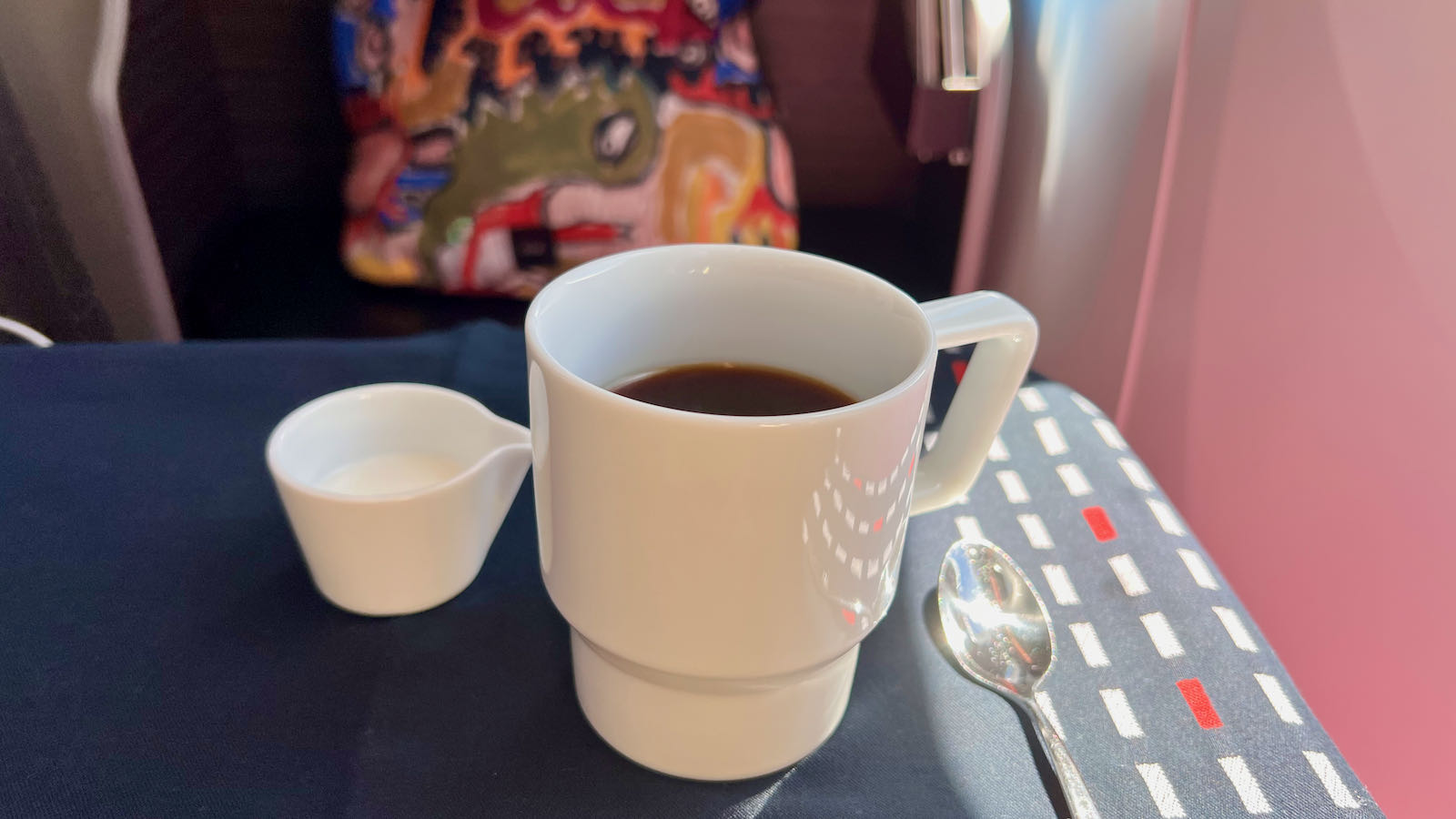 no barista coffee in JAL Business Class