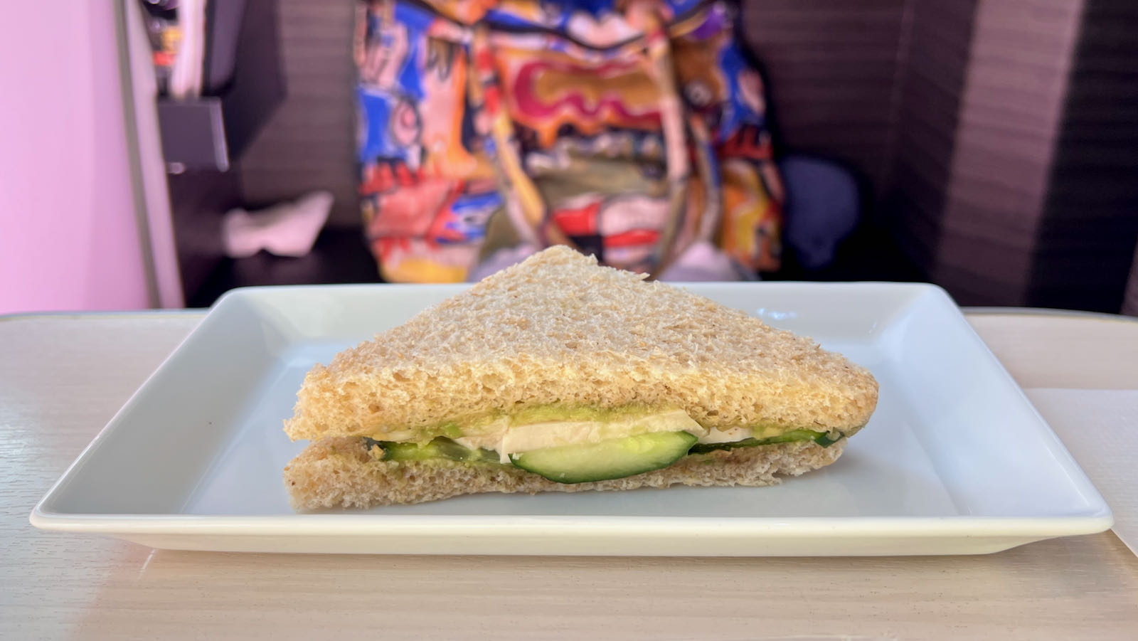 JAL Business sandwich snack