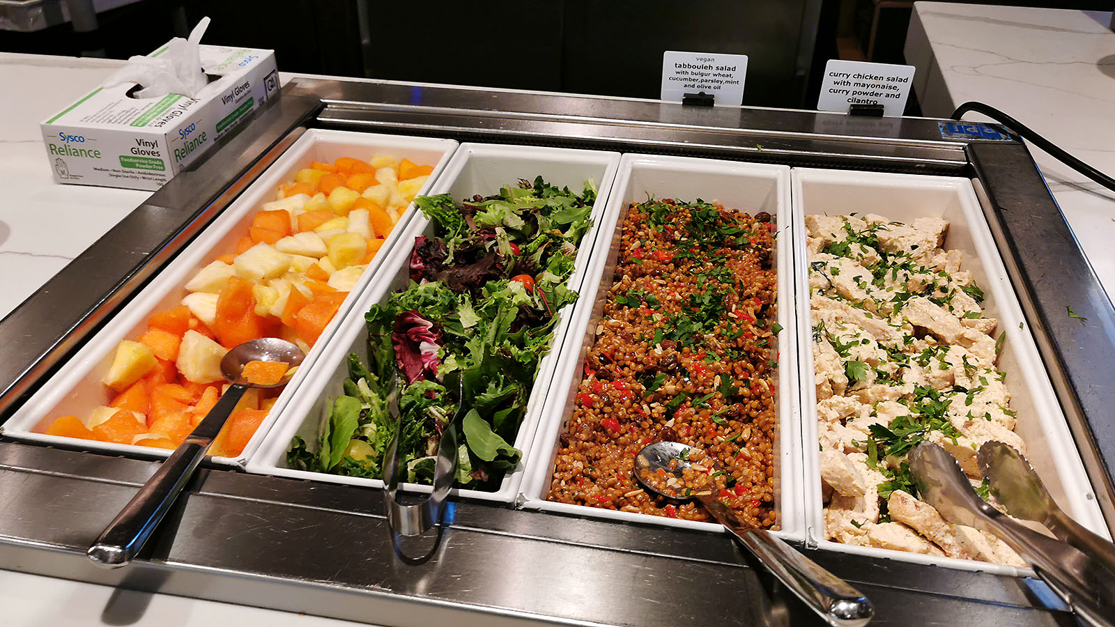 Food options in Delta's JFK lounge