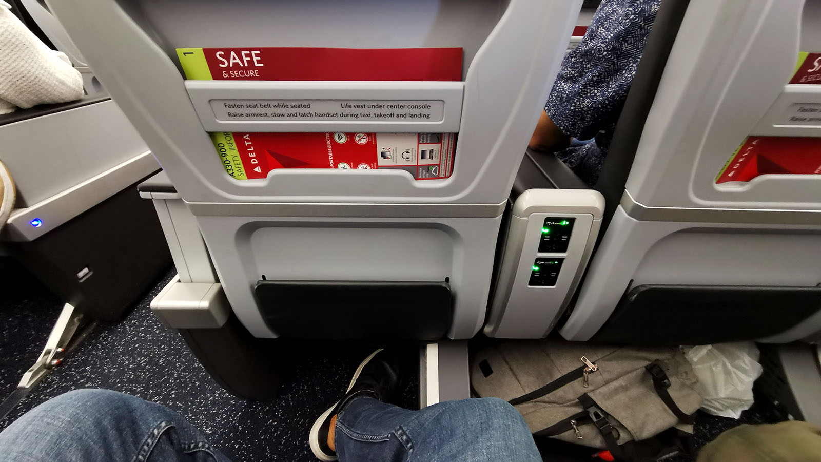 A330-900neo Comfort+ seat question 30A/B at the bulkhead : r/delta