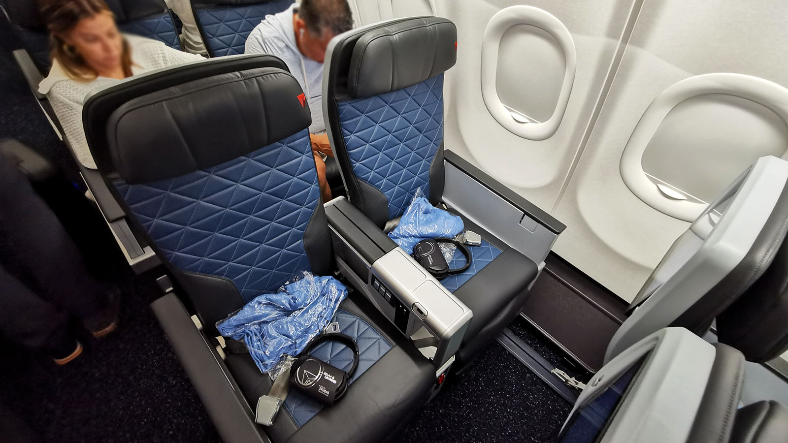 Seats in Delta A330-900neo Comfort+