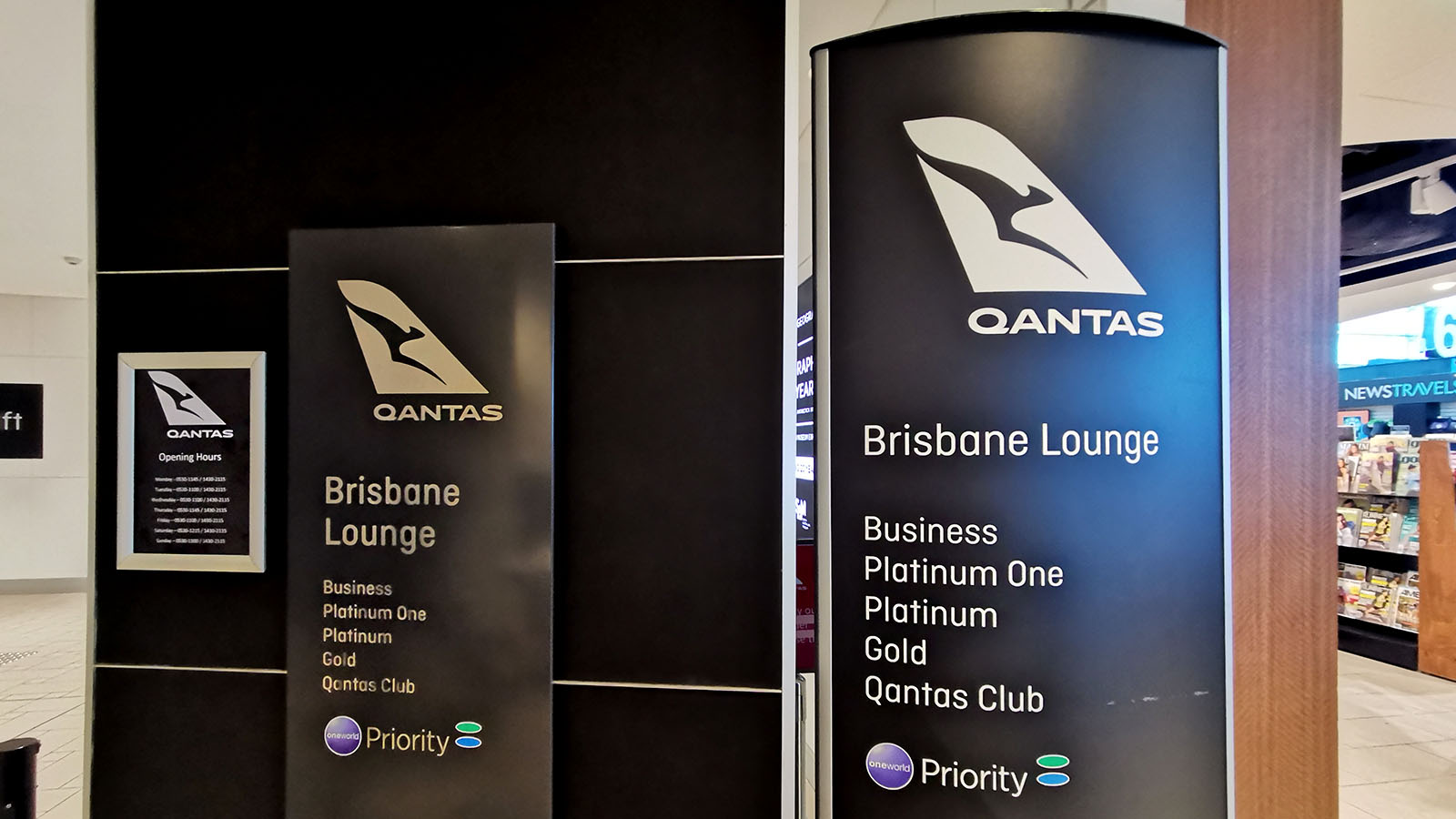 Welcome to the Qantas International Lounge, Brisbane