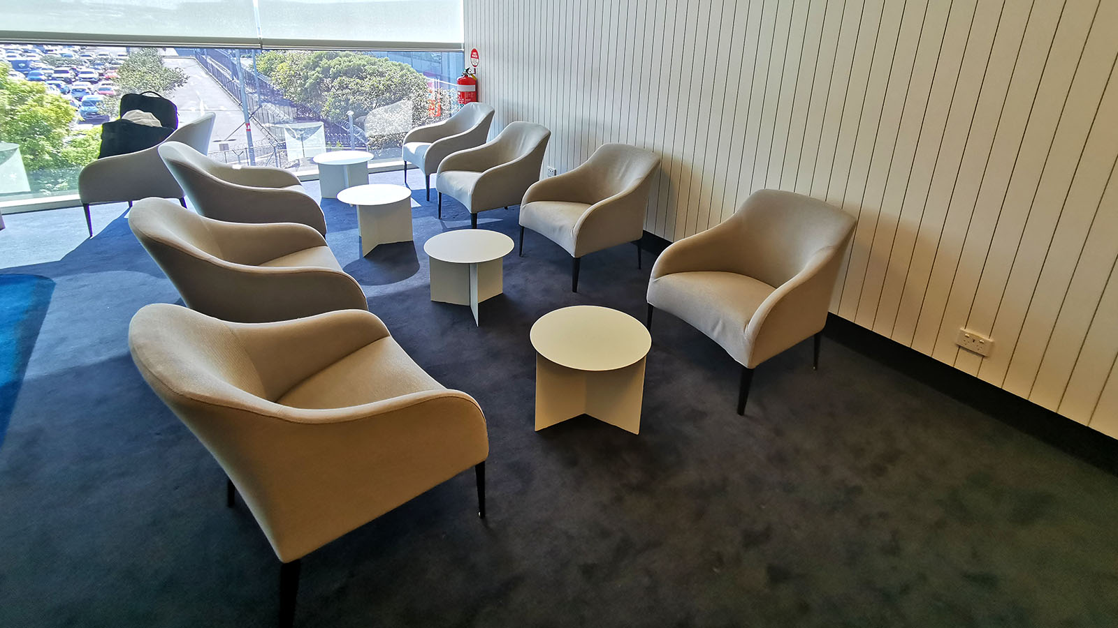 Relax in the Qantas International Lounge, Brisbane