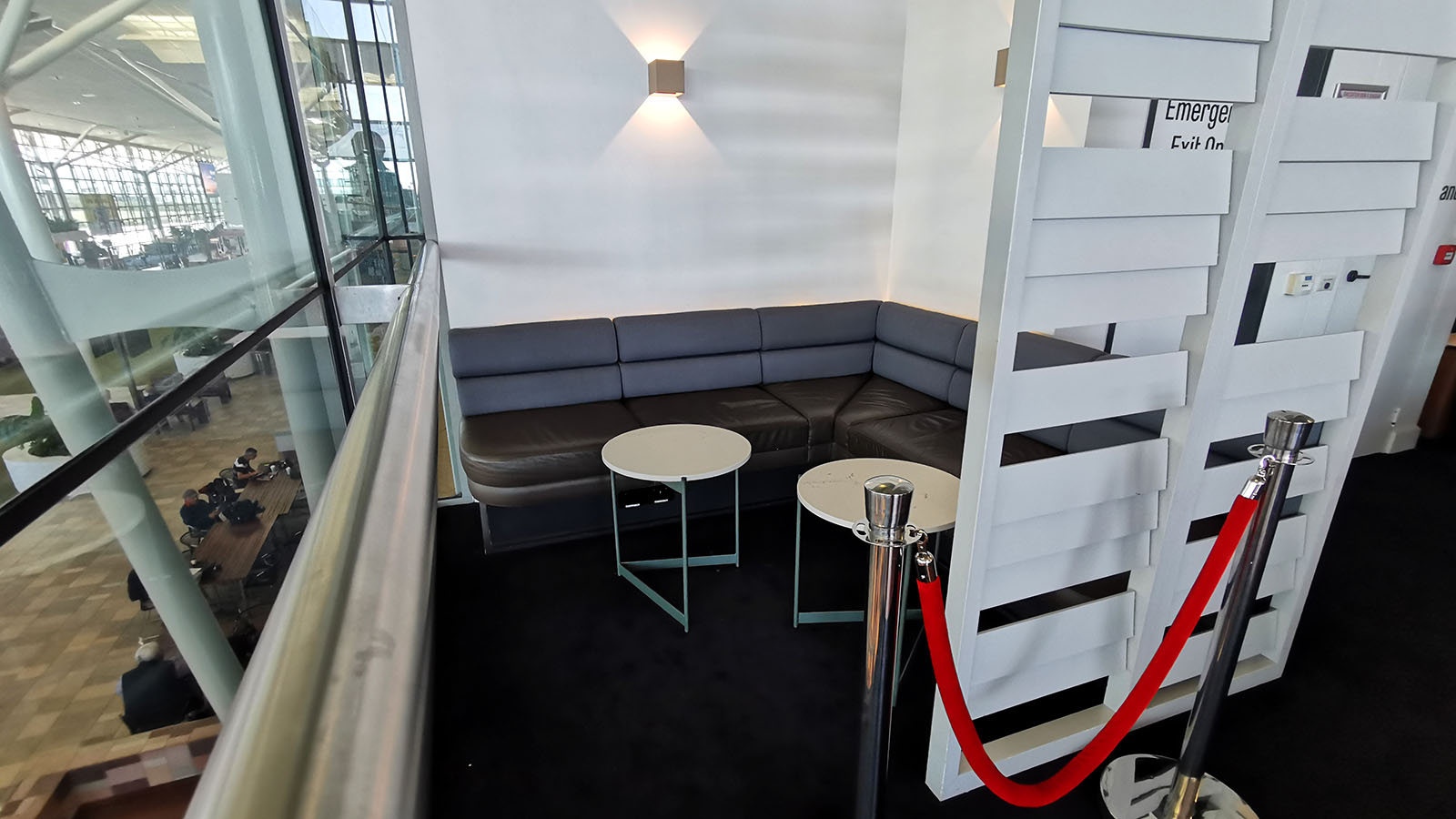 VIP zone in the Qantas International Lounge, Brisbane