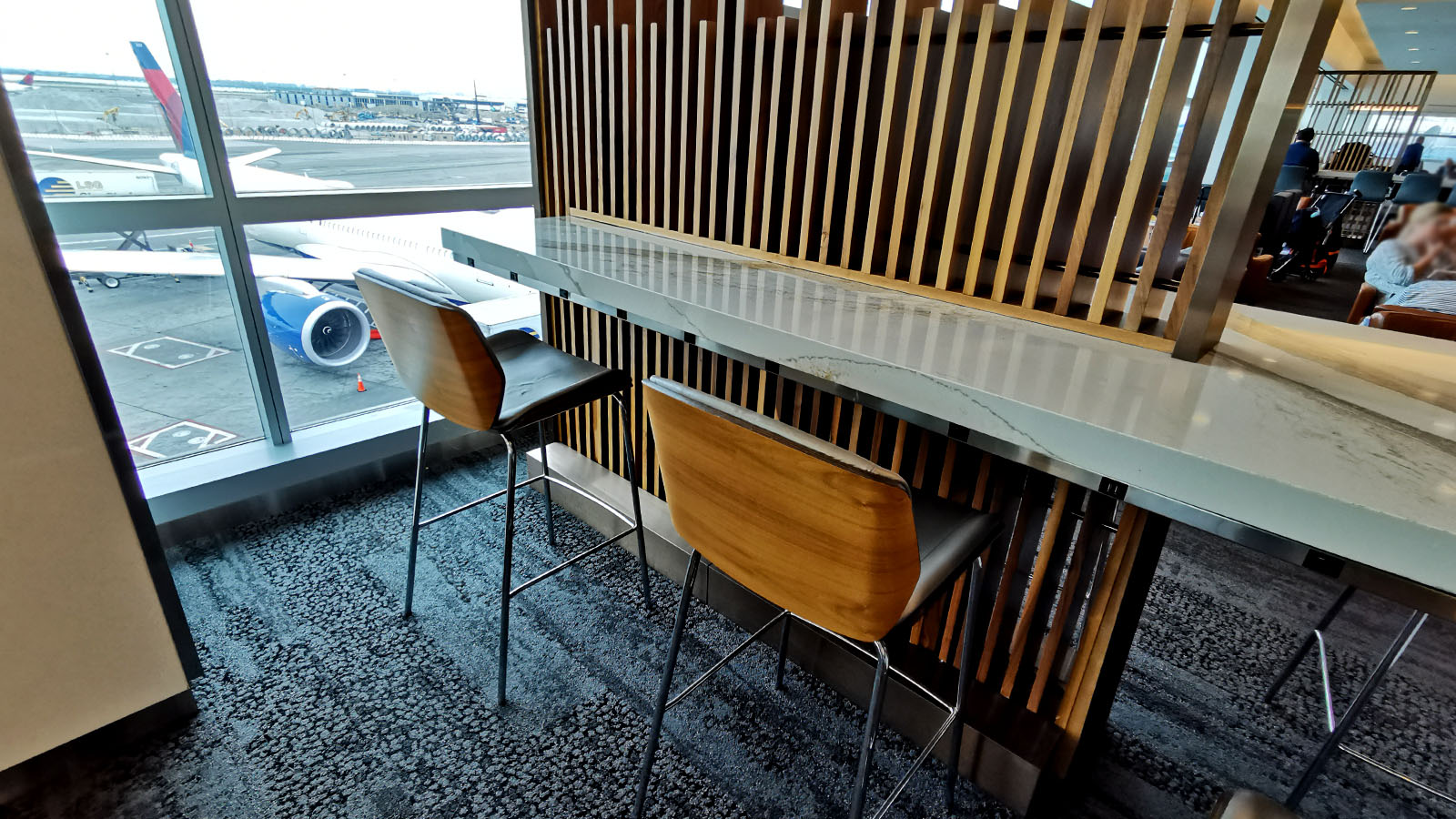 Place to work in the Delta Sky Club New York JFK T4B