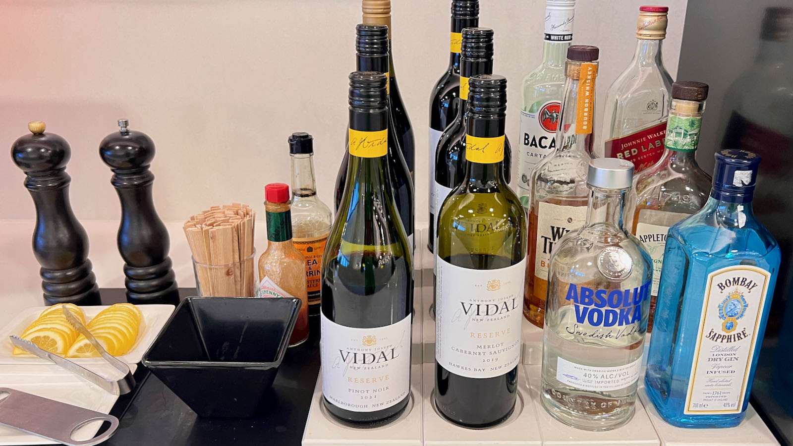 best alcohol selection in Melbourne Business lounge