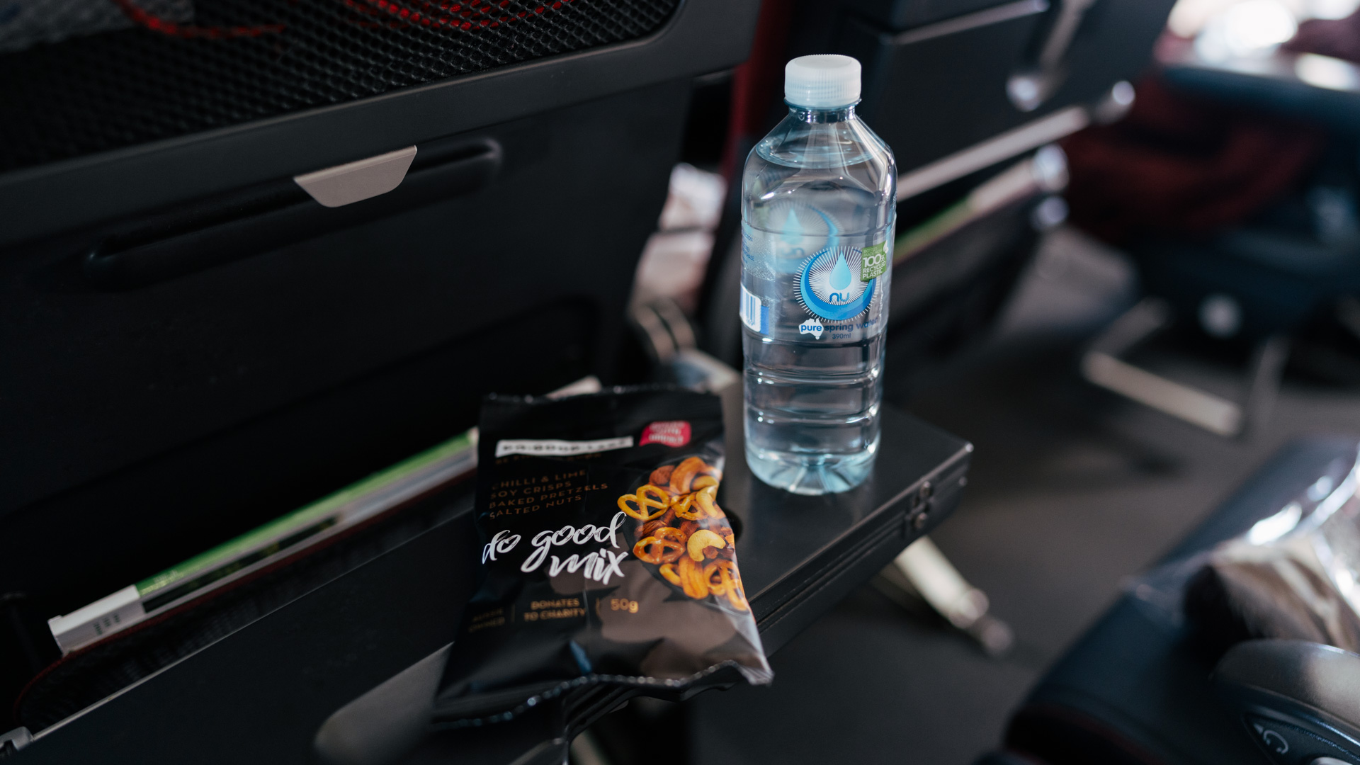 QF61 Brisbane-Tokyo snacks