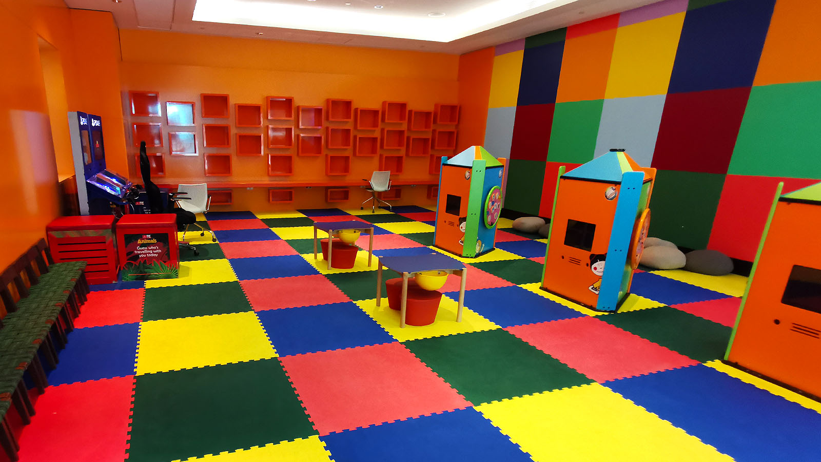 Playroom in the Emirates Business Class Lounge, Dubai Concourse A