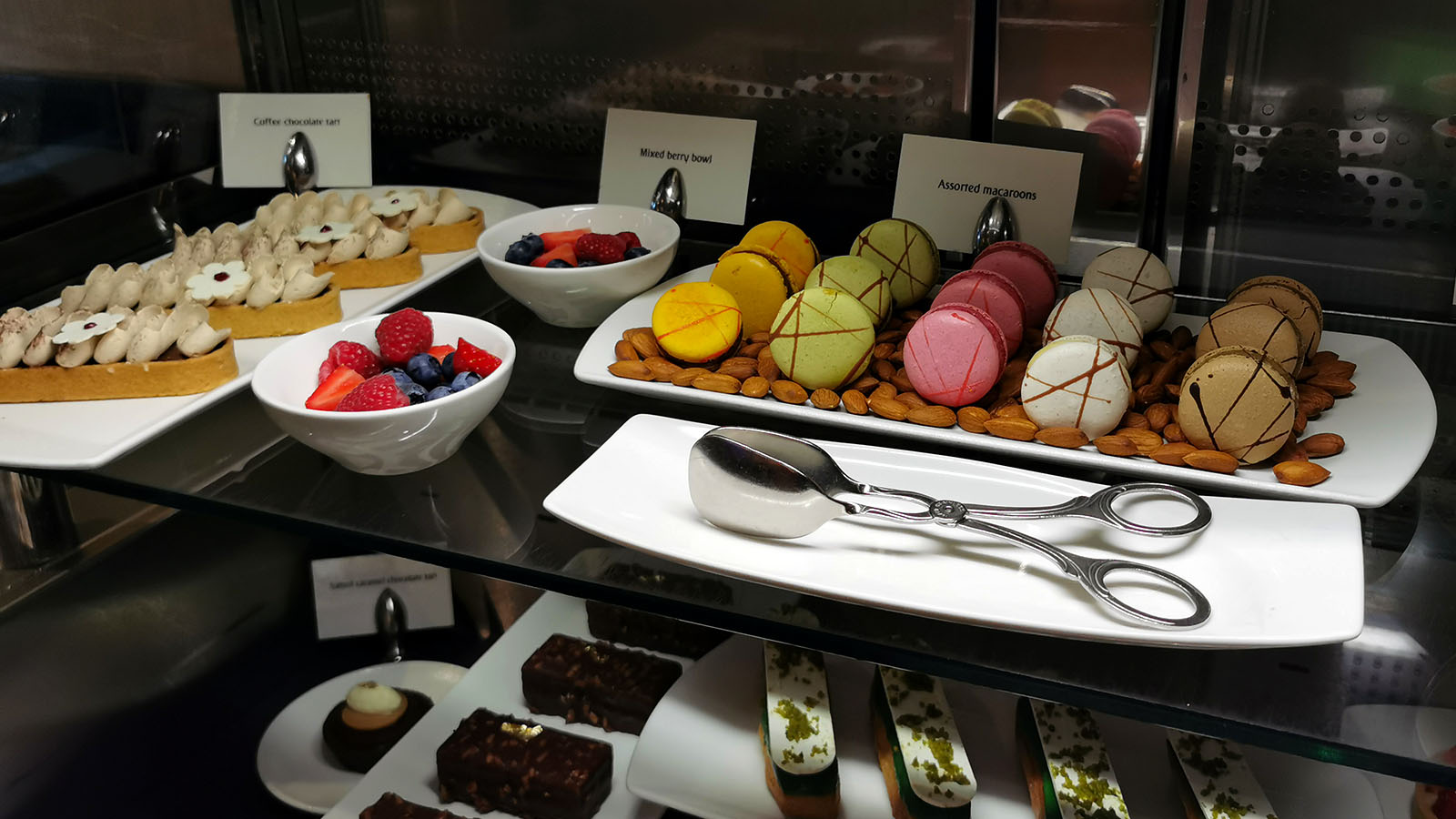 Sweets in the Emirates First Class Lounge, Dubai Concourse C