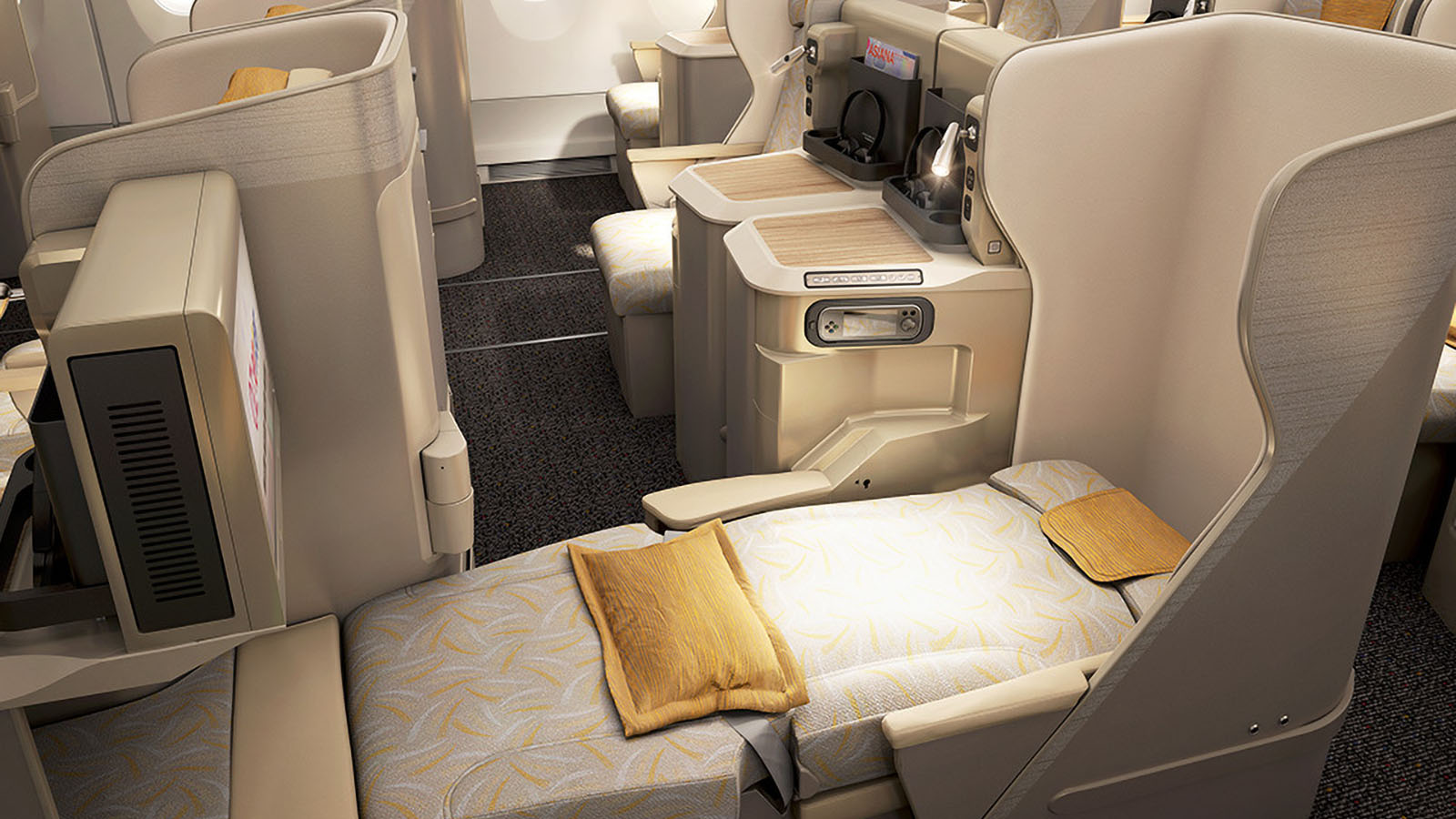 Business Class on Asiana Airlines' flights from Melbourne