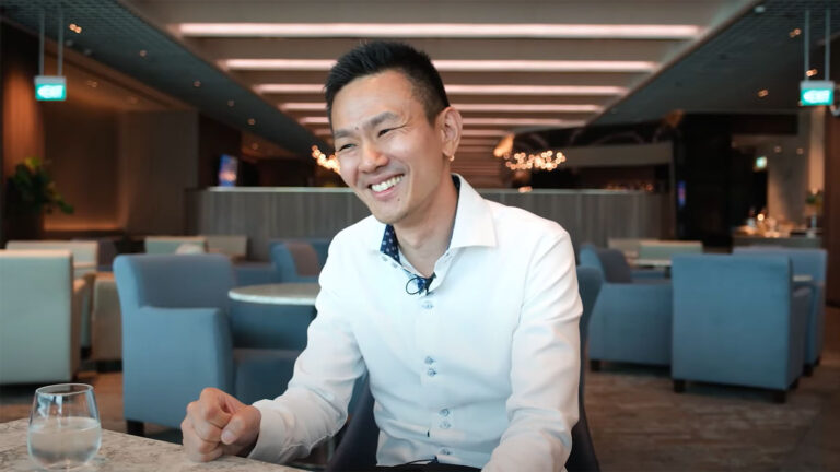 Singapore Airlines' Premium Passenger Services Manager, Philip Lim