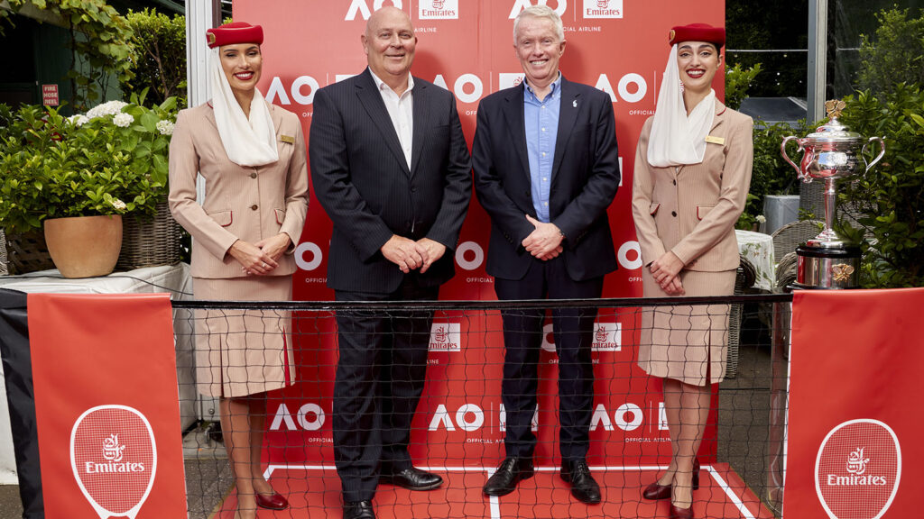 Emirates is the official airline of Australian Open 2024