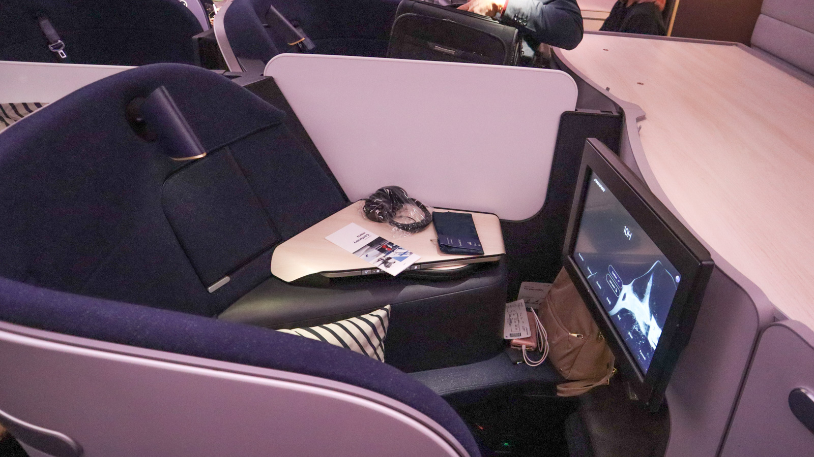 Finnair A350 Business Class seat