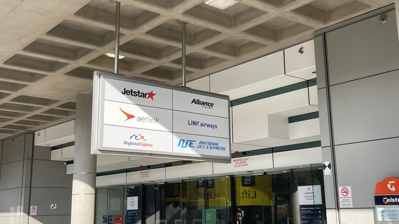 Rex Airlines Brisbane to Sydney Brisbane Airport Entry Point Hacks