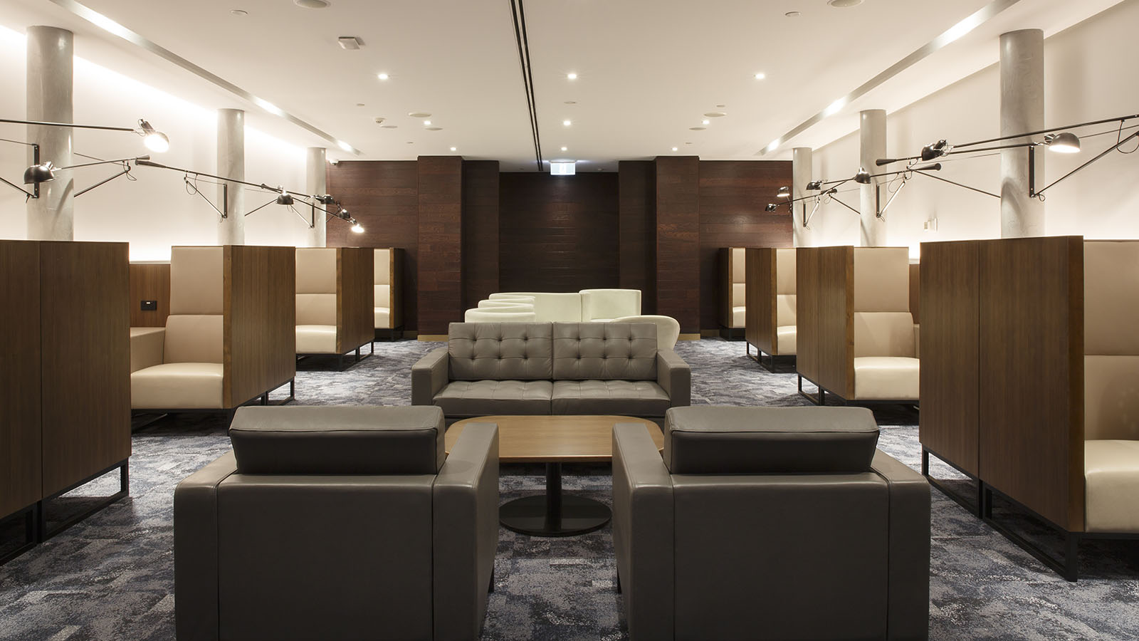 Seating in the Amex Centurion Lounge, Melbourne