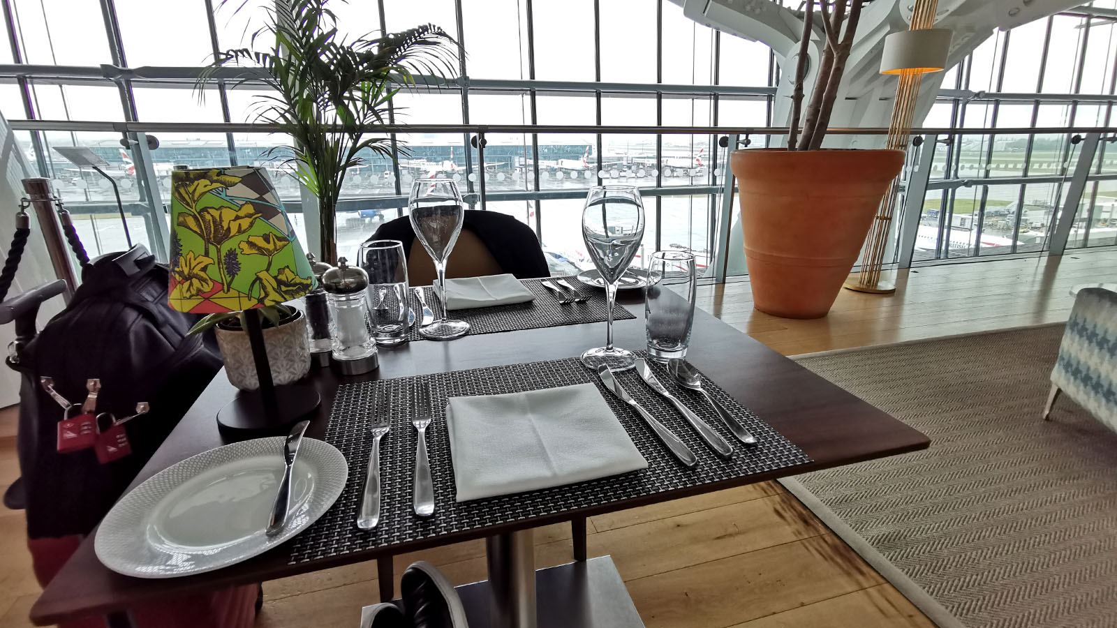Enjoy a meal in the BA Concorde Room at London Heathrow