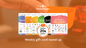 Up to 20x Everyday Rewards points on Ultimate gift cards