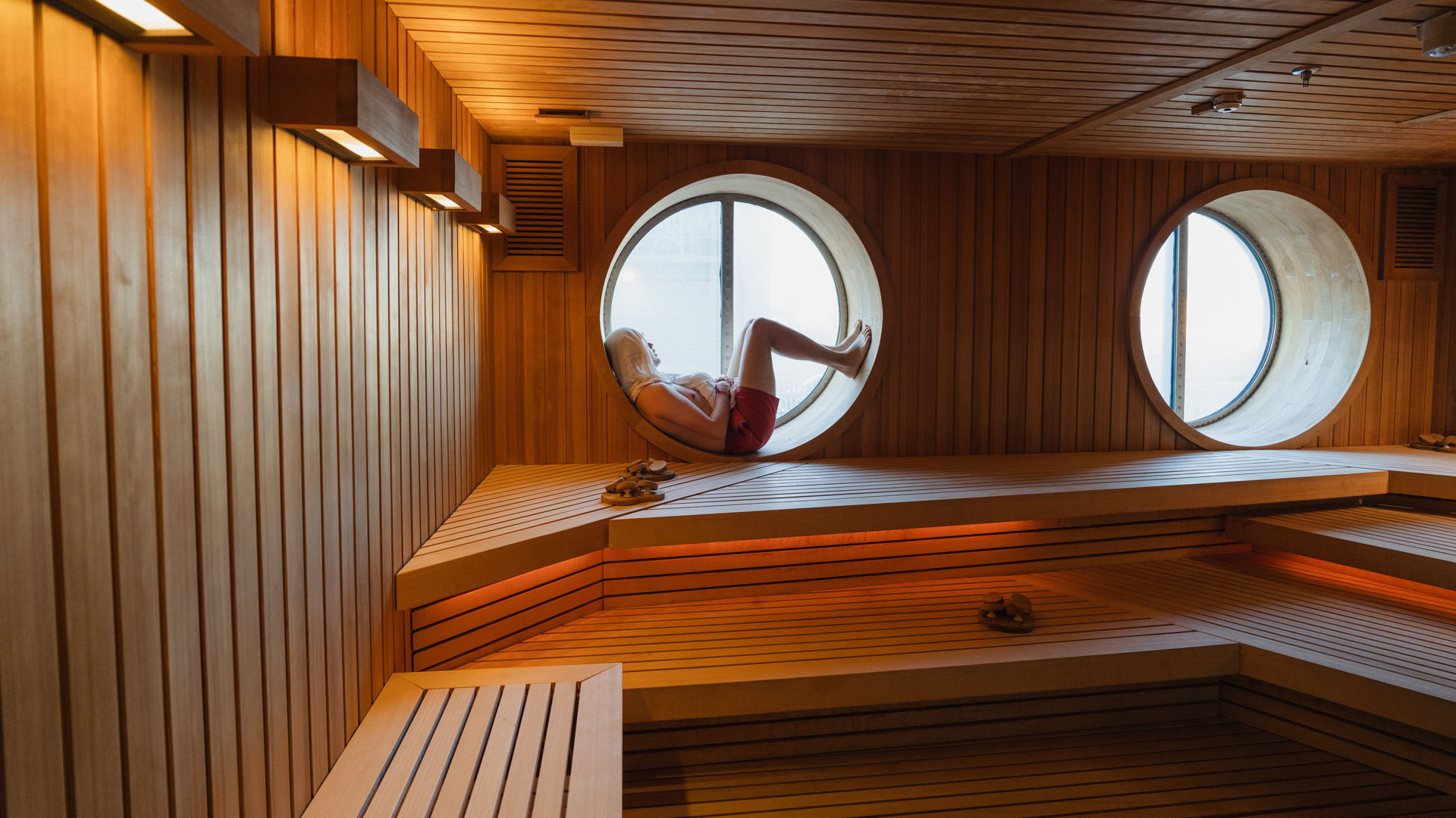 Virgin Voyages sauna