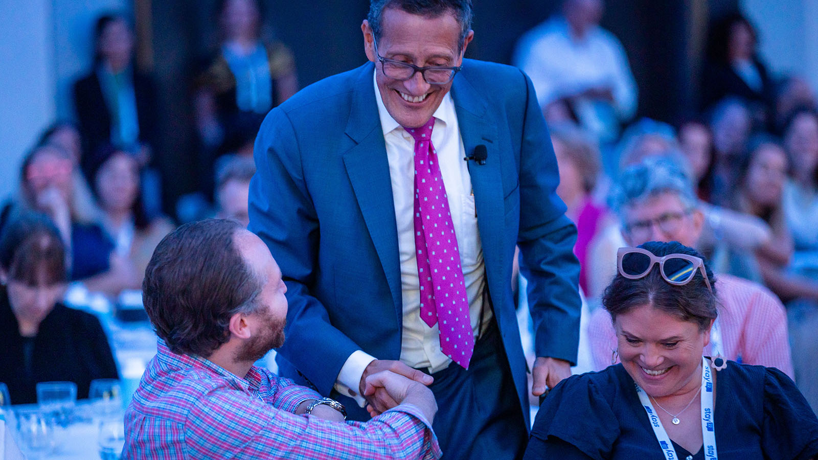 Richard Quest of CNN and Chris Chamberlin of Point Hacks