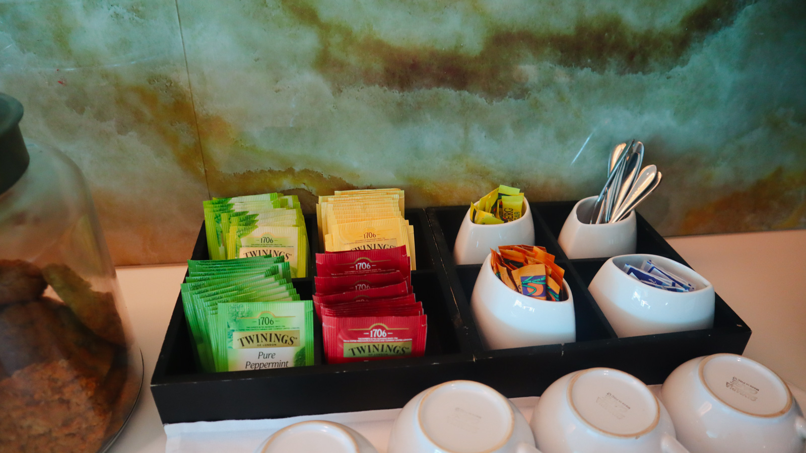 Twinings tea bags in The House Lounge