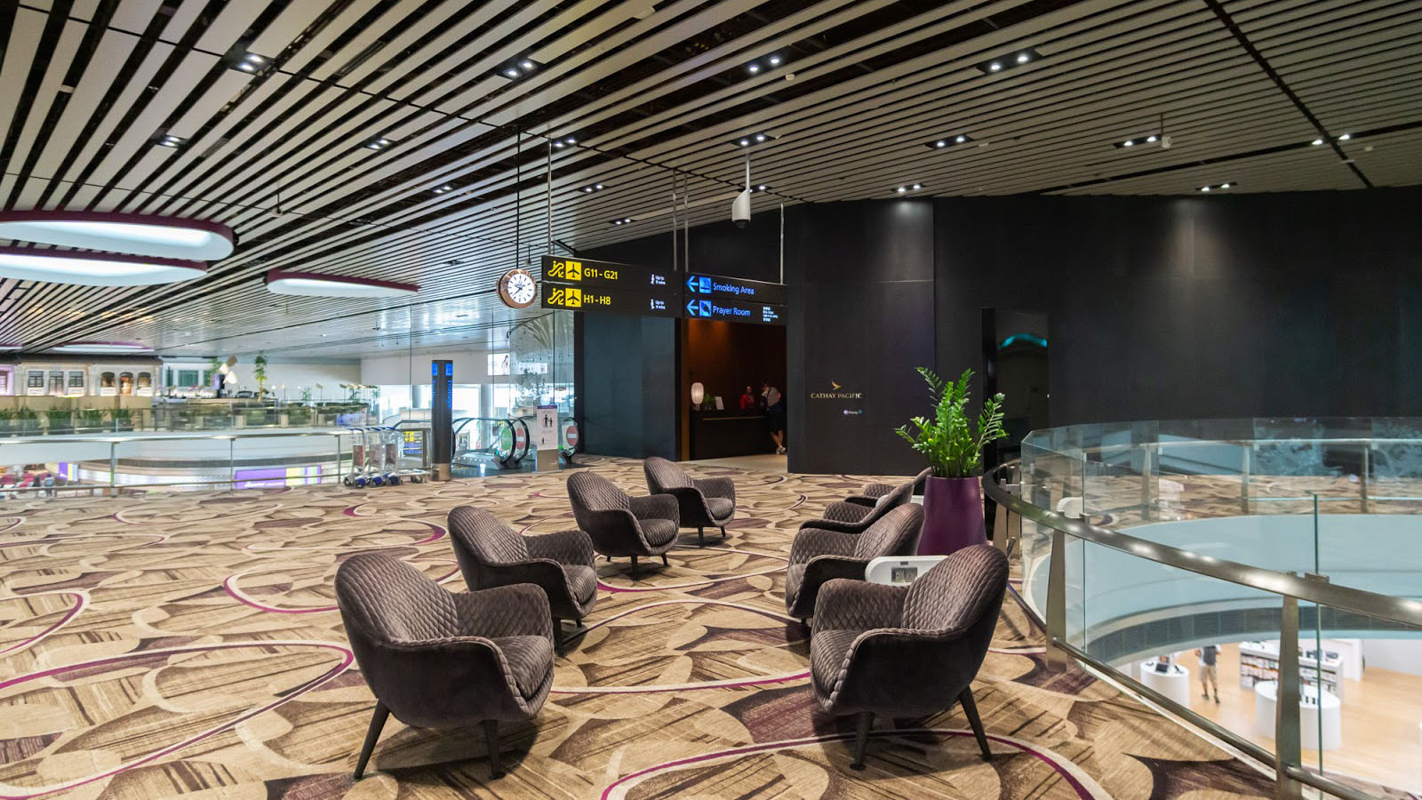 Changi Airport Cathay Pacific lounge Terminal 4